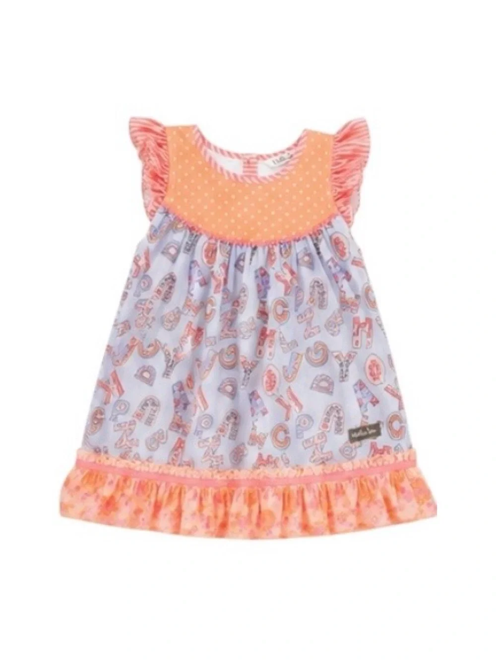 Whimsical Matilda Jane Alphabet Parade Tunic Girls Size 14Y NWOT - Picture 2 of 6